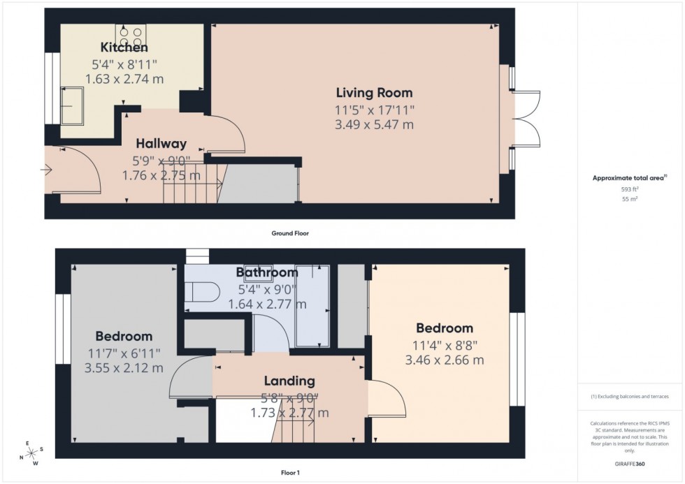Floorplan for Langley, Berkshire, SL3