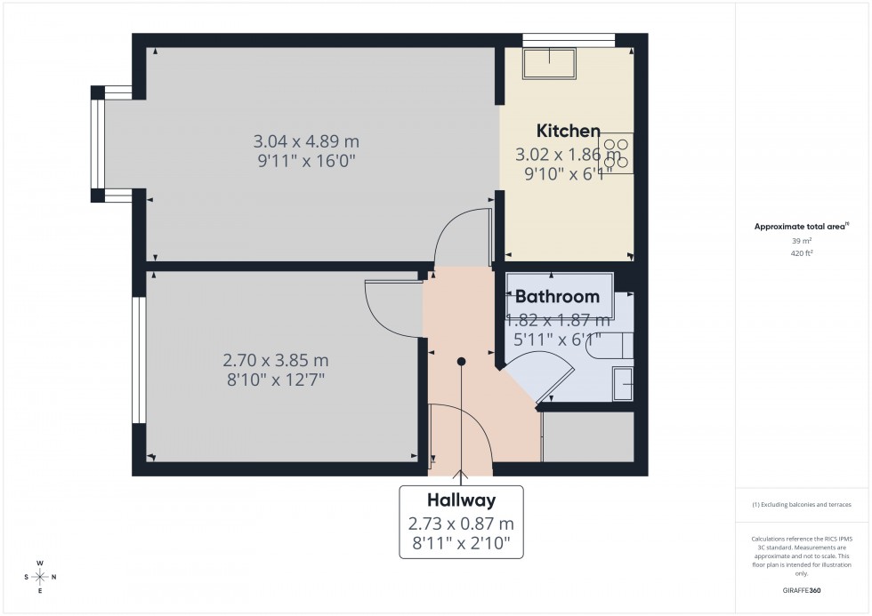 Floorplan for Colnbrook, Berkshire, SL3