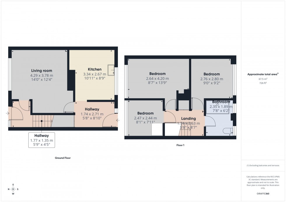 Floorplan for Langley, Berkshire, SL3