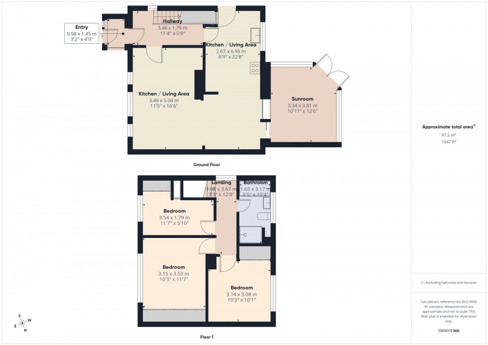 Floorplan for Langley, Berkshire, SL3