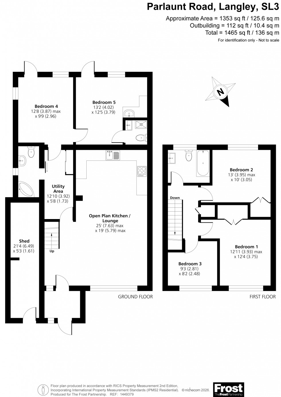 Floorplan for Langley, Berkshire, SL3