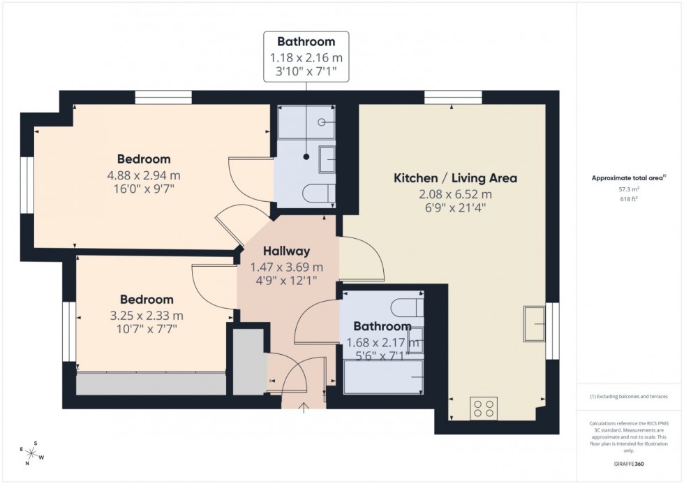 Floorplan for Langley, Berkshire, SL3