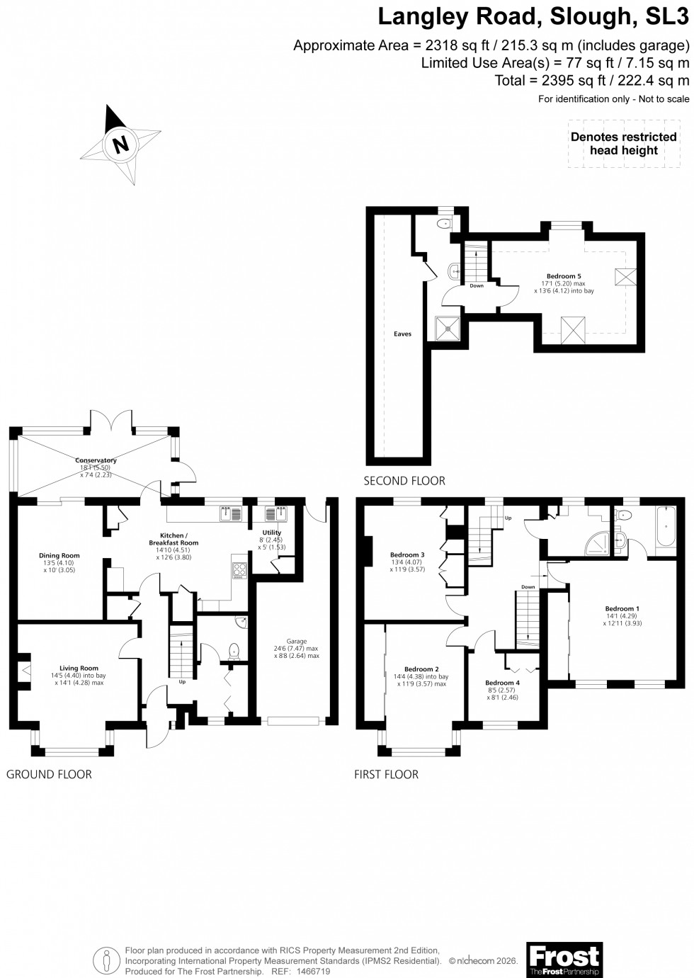 Floorplan for Langley, Berkshire, SL3