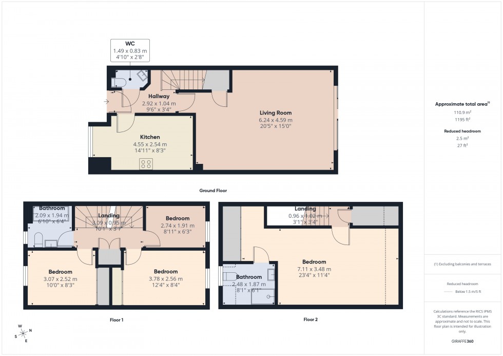 Floorplan for Langley, Berkshire, SL3