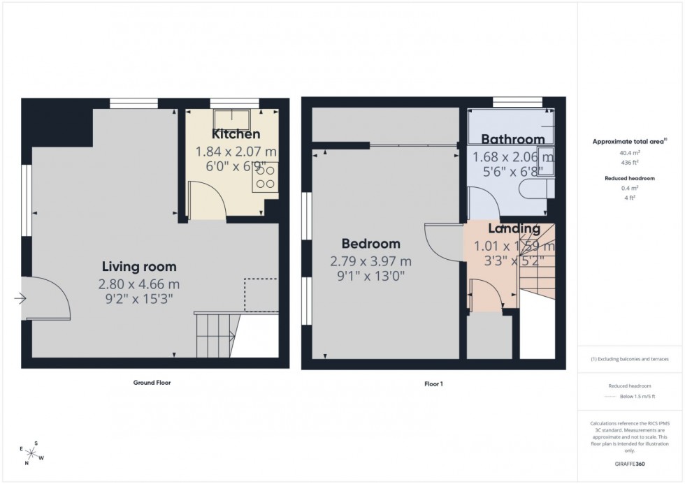 Floorplan for Colnbrook, Berkshire, SL3