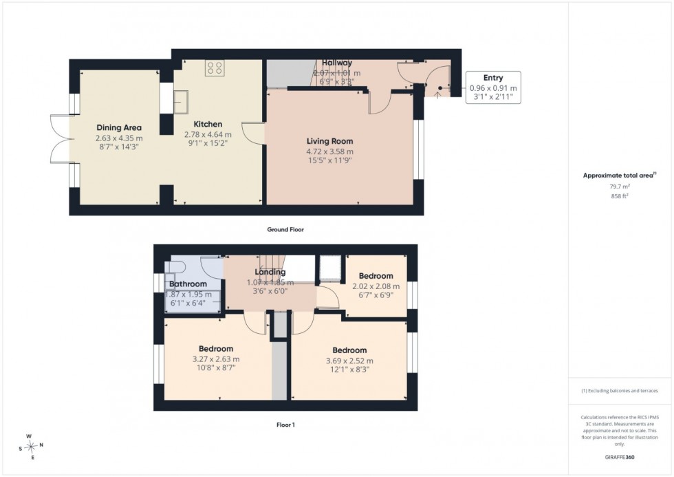 Floorplan for George Green, Buckinghamshire, SL3