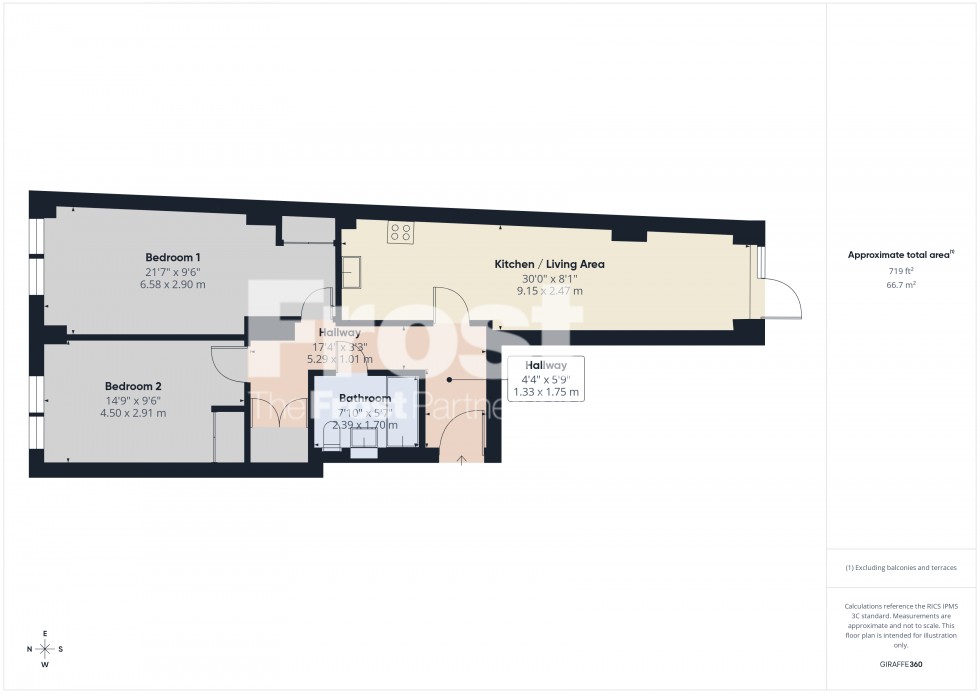 Floorplan for Southall, , UB1