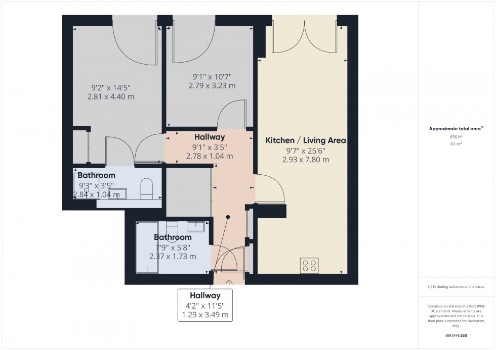 Floorplan for High Street, Slough, SL1