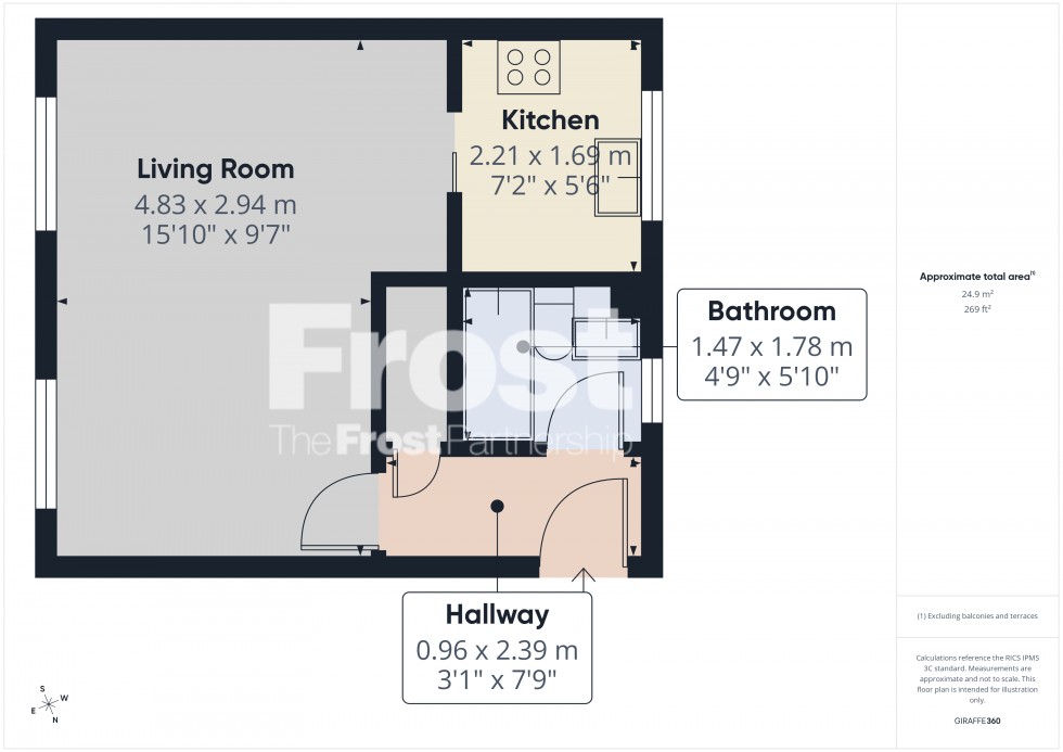 Floorplan for Slough, Berkshire, SL1