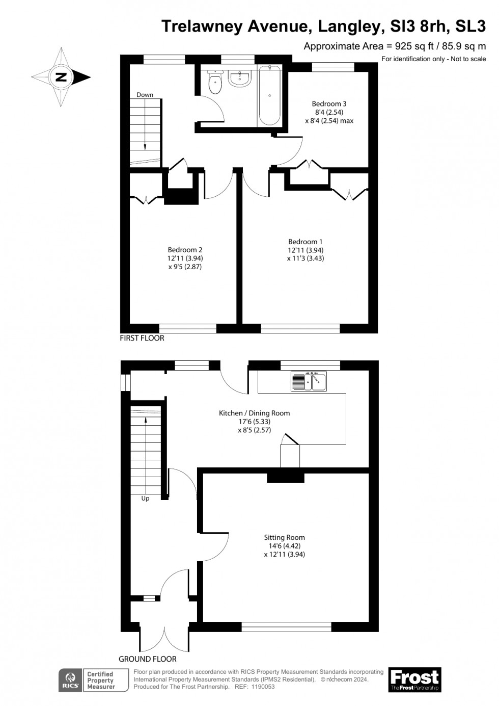 Floorplan for Langley, Berkshire, SL3