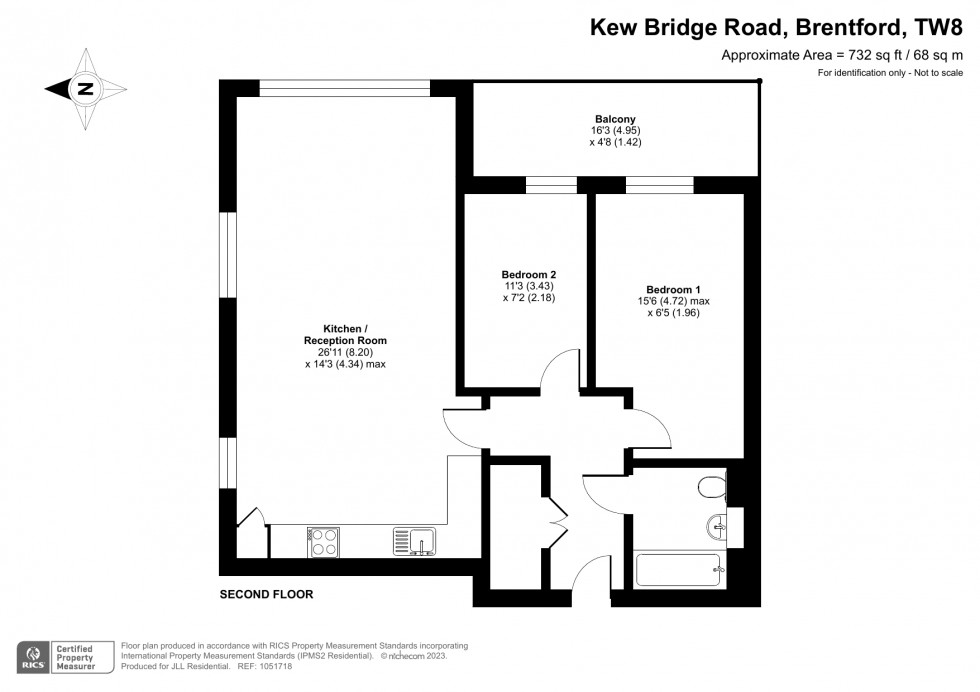 Floorplan for Brentford, , TW8