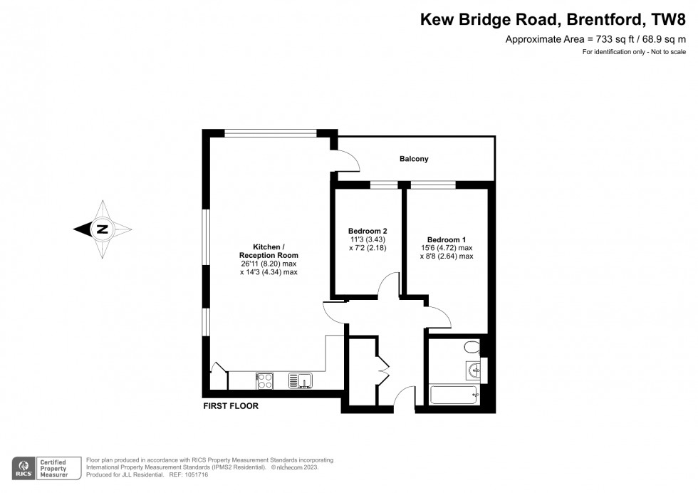 Floorplan for Brentford, , TW8