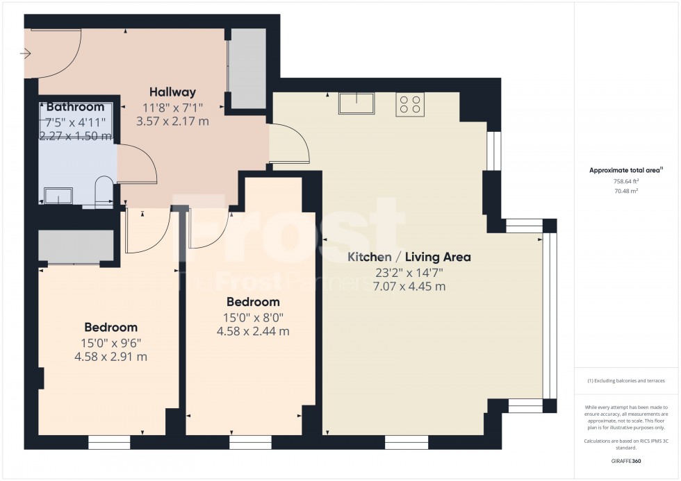 Floorplan for Slough, Berkshire, SL2