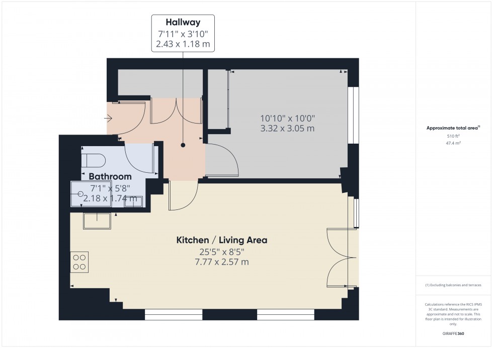 Floorplan for Langley, Slough, SL3