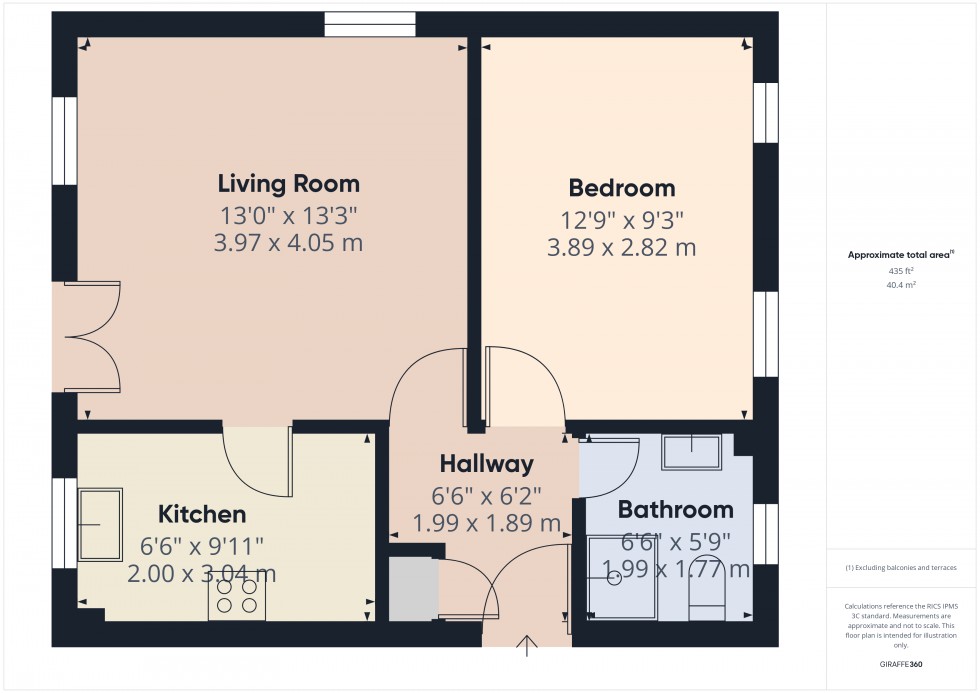 Floorplan for Slough, Berkshire, SL1