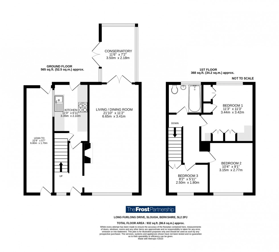 Floorplan for Slough, Berkshire, SL2