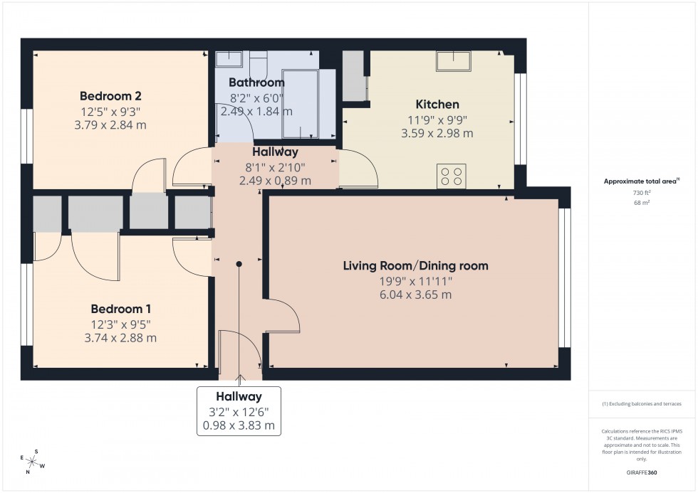 Floorplan for Slough, Berkshire, SL1