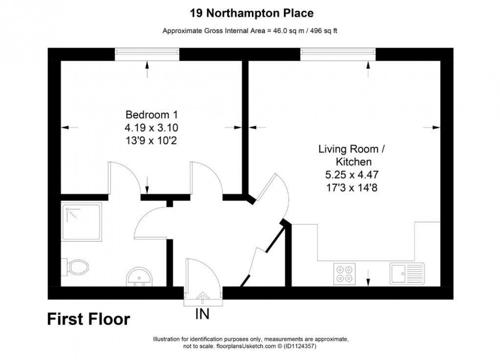 Floorplan for Slough, Berkshire, SL1