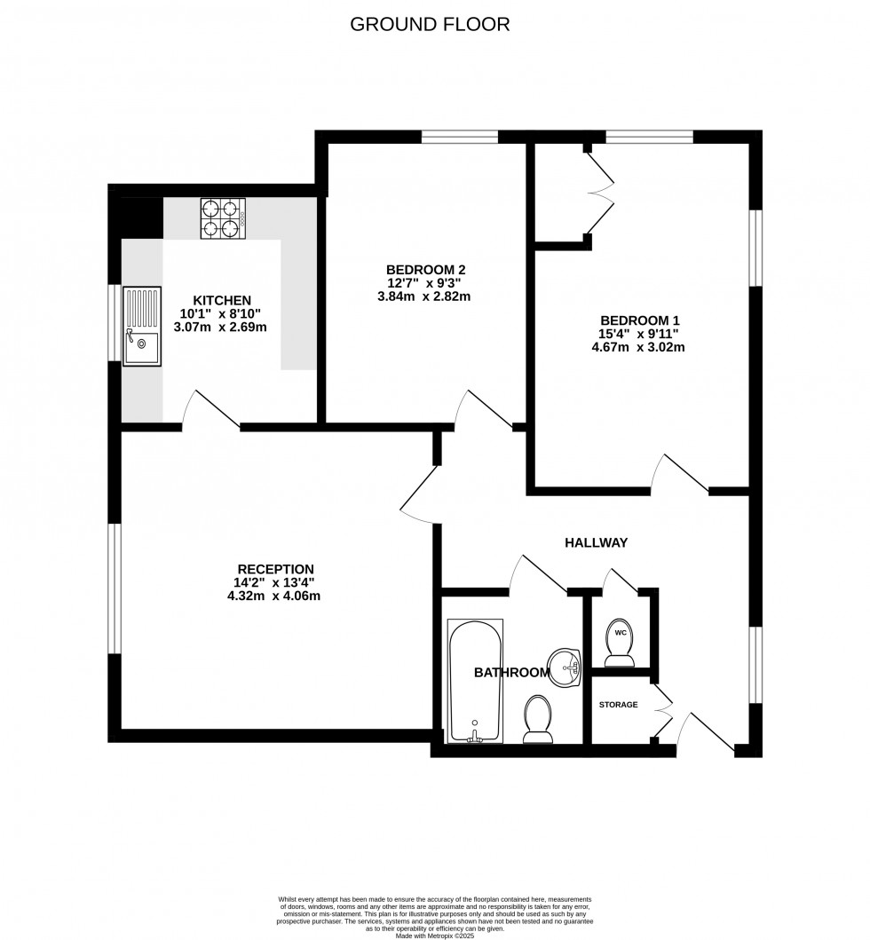 Floorplan for Slough, Berkshire, SL3