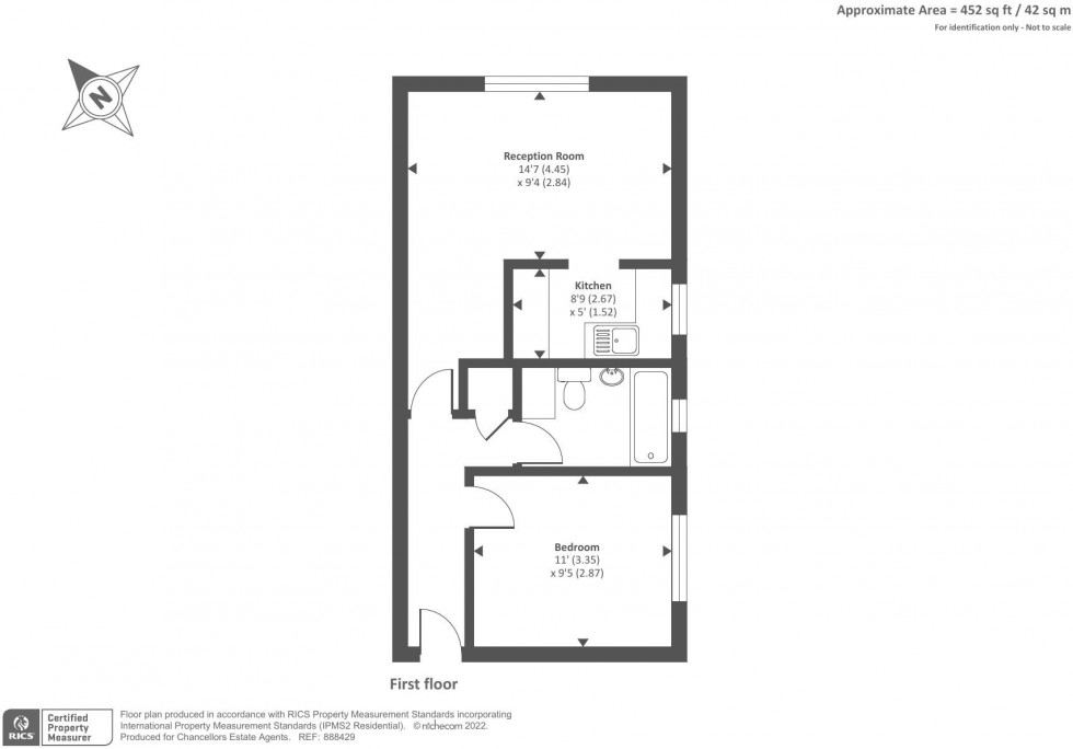 Floorplan for Slough, Berkshire, SL2