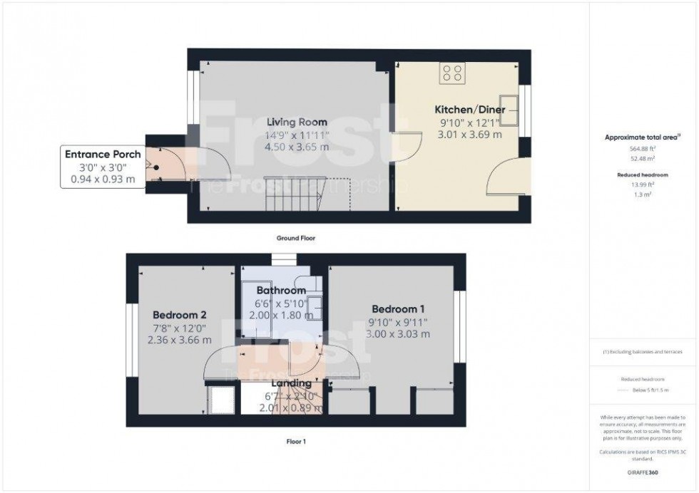 Floorplan for Cippenham, Berkshire, SL1
