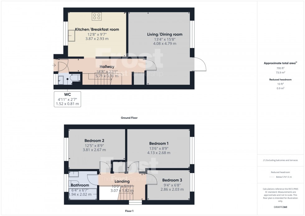 Floorplan for Slough, Berkshire, SL2