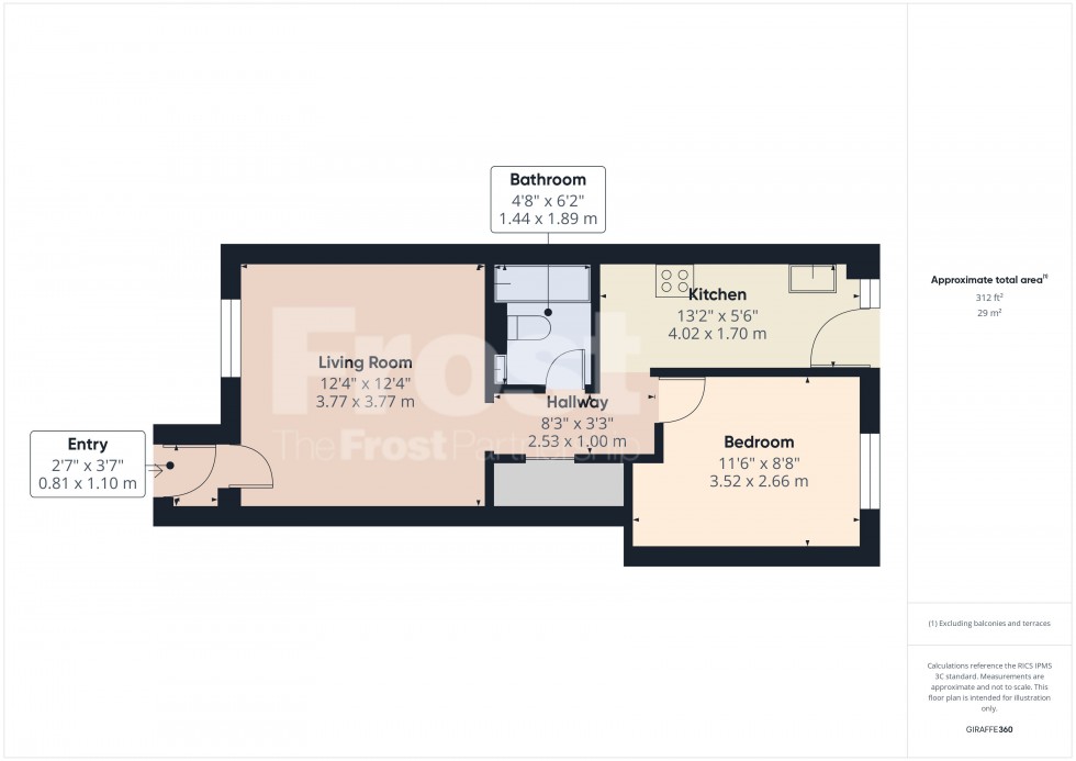 Floorplan for Slough, Berkshire, SL2