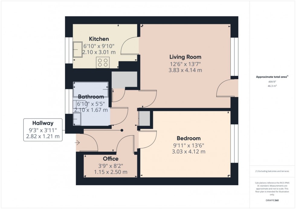 Floorplan for Langley, Berkshire, SL3