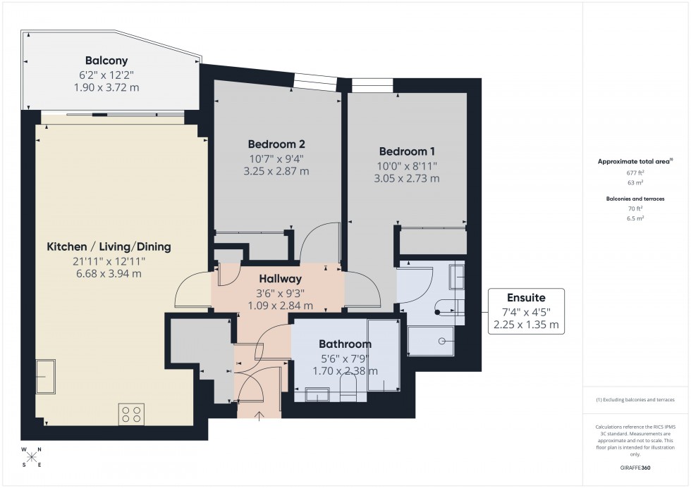 Floorplan for Slough, Berkshire, SL1