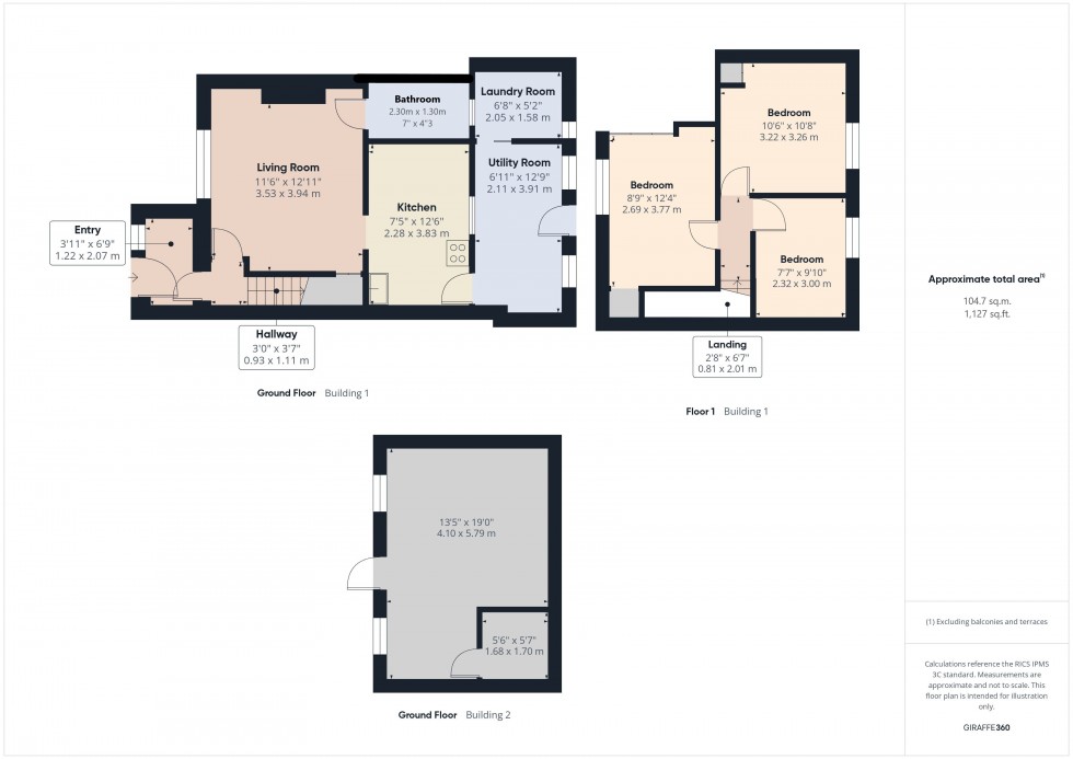 Floorplan for Slough, Berkshire, SL2