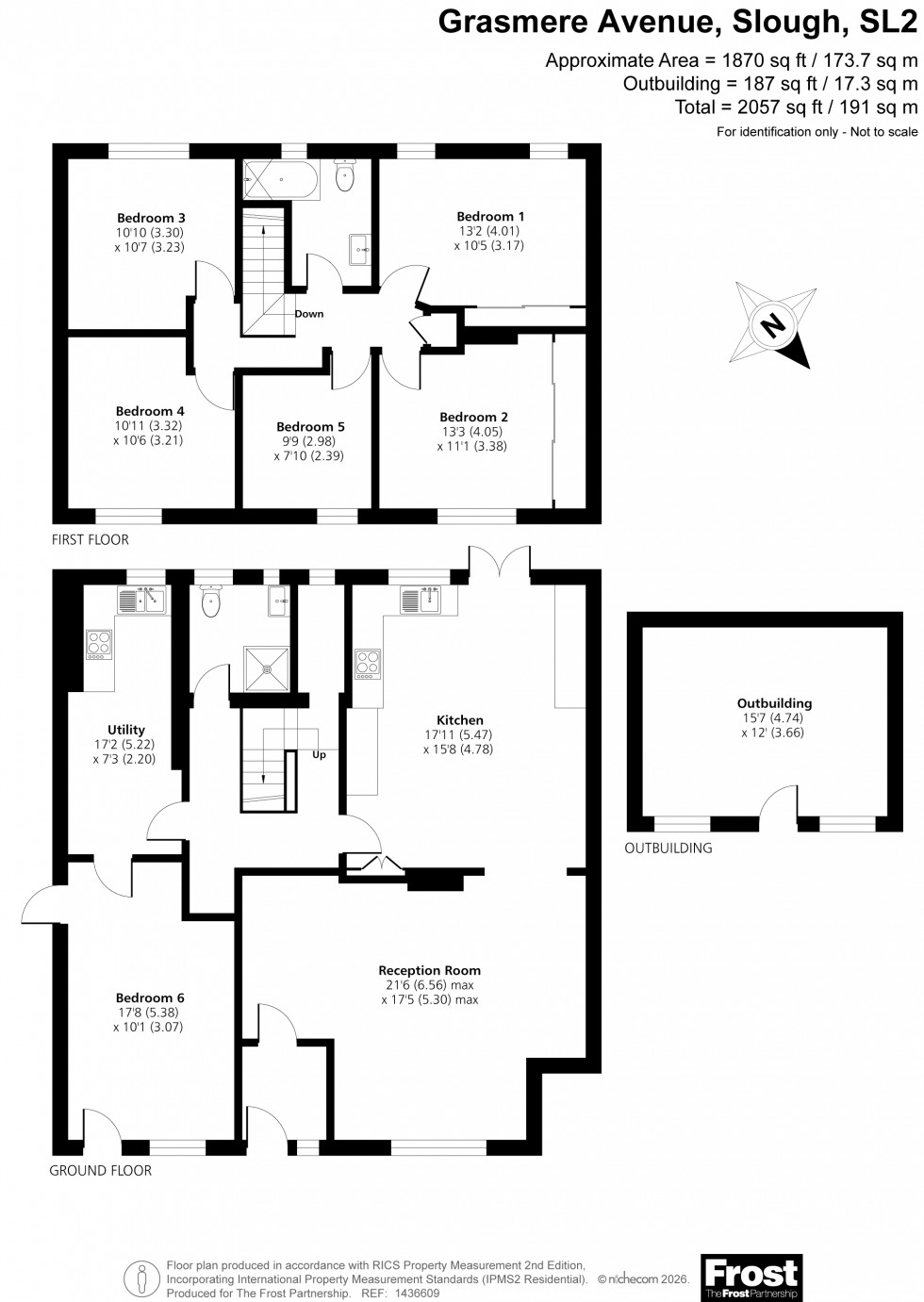 Floorplan for Slough, Berkshire, SL2