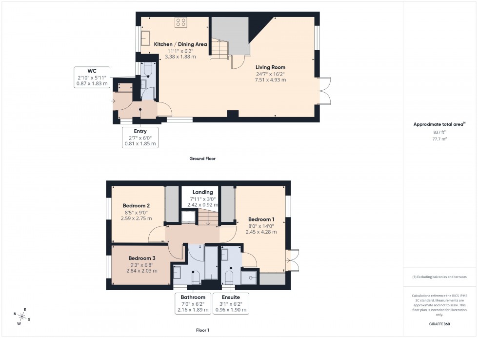 Floorplan for Slough, Berkshire, SL1