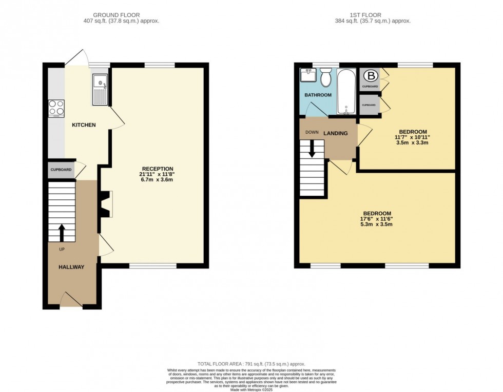 Floorplan for Slough, Berkshire, SL2