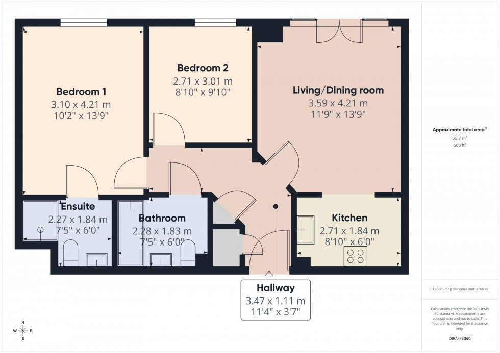 Floorplan for Slough, Berkshire, SL1