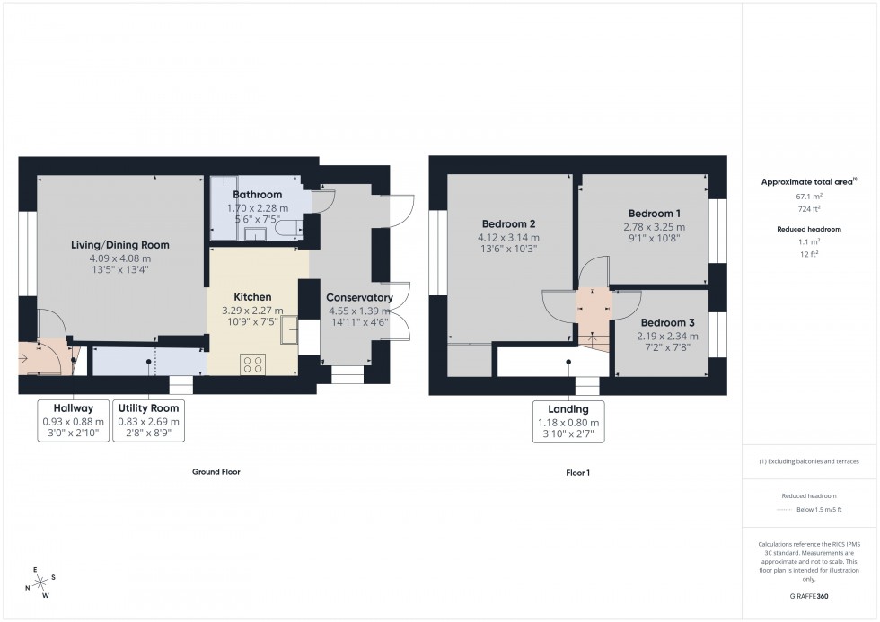 Floorplan for Slough, Berkshire, SL1