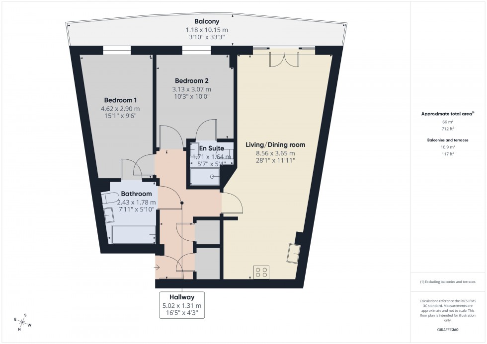 Floorplan for Slough, Berkshire, SL1
