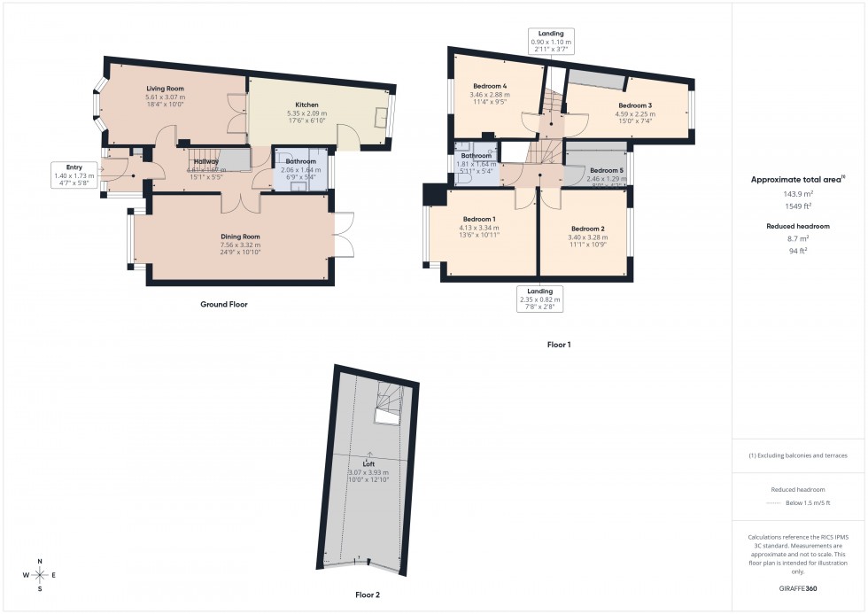 Floorplan for Slough, Berkshire, SL1