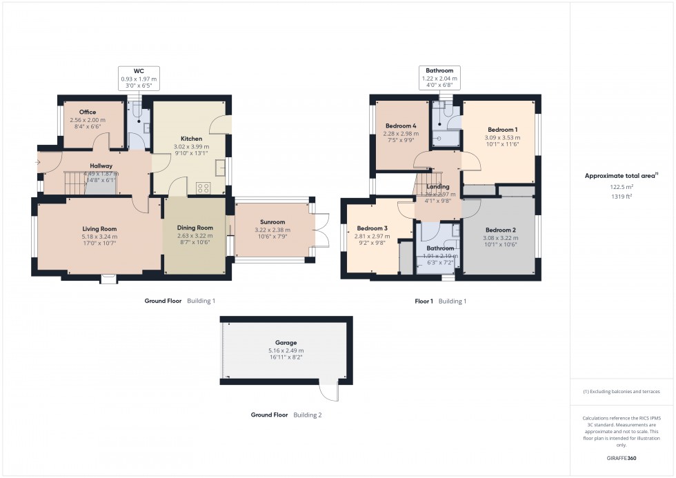Floorplan for Staines-upon-Thames, Surrey, TW18