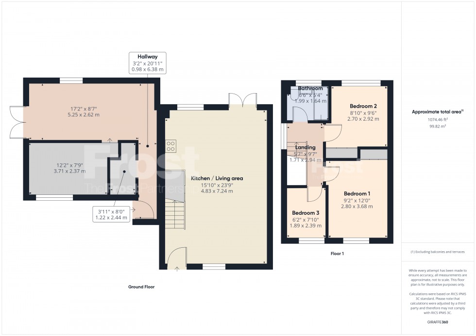 Floorplan for Stanwell Moor, Surrey, TW19