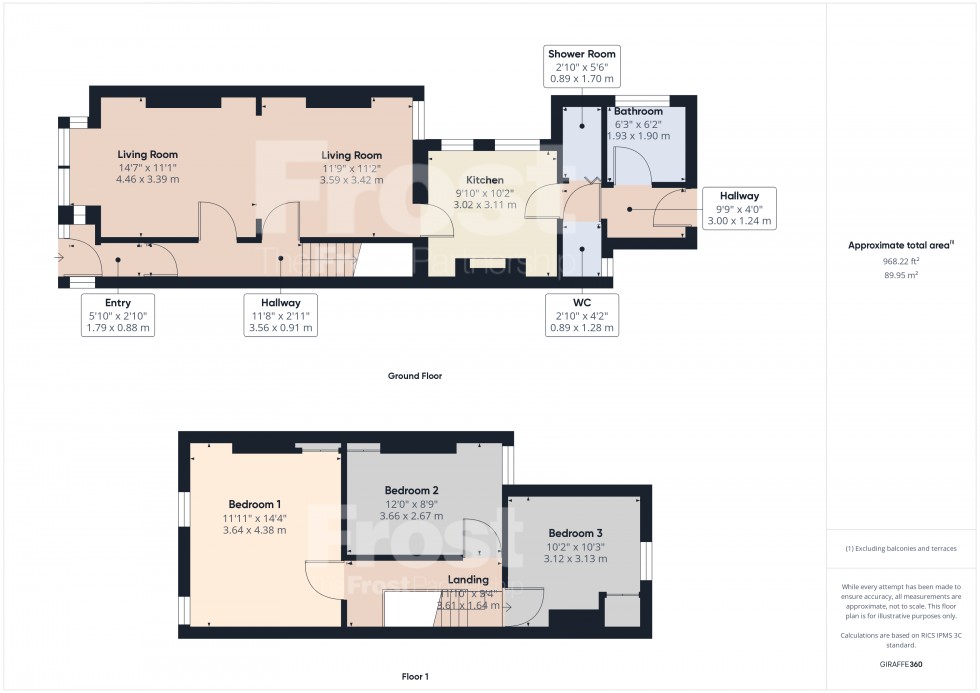 Floorplan for Staines-upon-Thames, Surrey, TW18