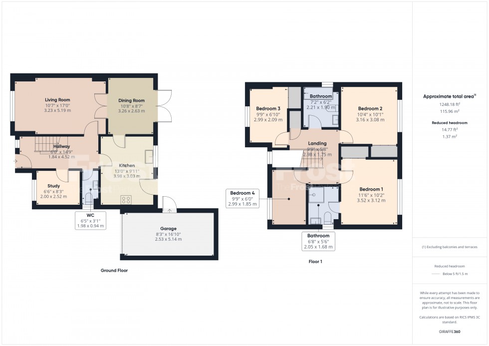 Floorplan for Staines-upon-Thames, Surrey, TW18