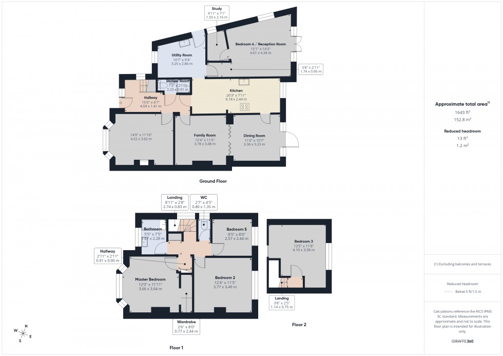 Floorplan for Staines-upon-Thames, Surrey, TW18