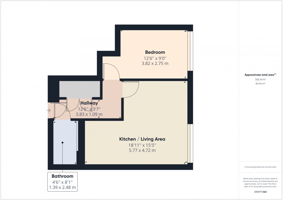 Floorplan for Staines-upon-Thames, Surrey, TW18