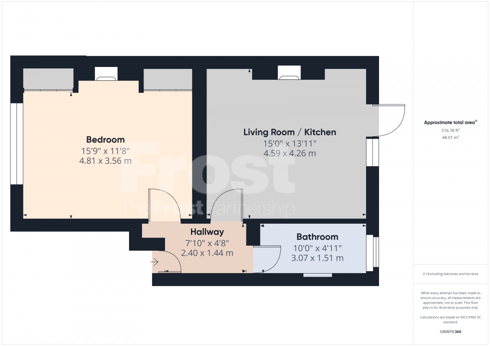 Floorplan for Staines-upon-Thames, Surrey, TW18