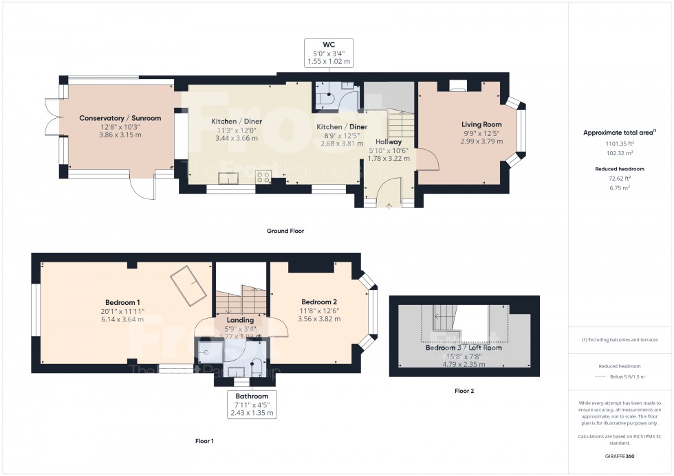 Floorplan for Virginia Water, Surrey, GU25
