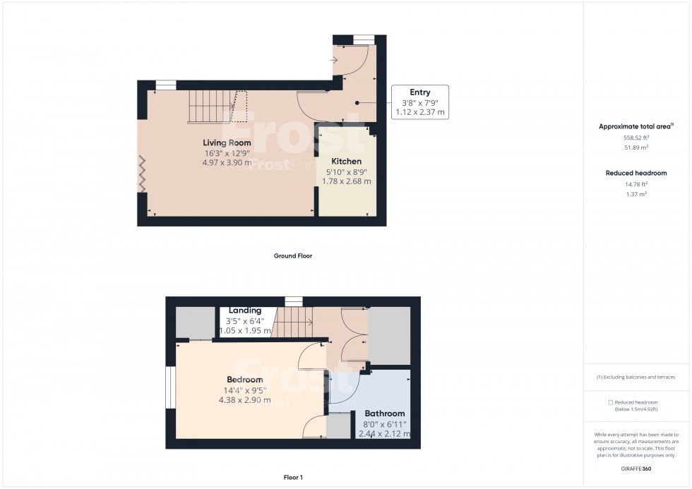 Floorplan for Stanwell Moor, Surrey, TW19