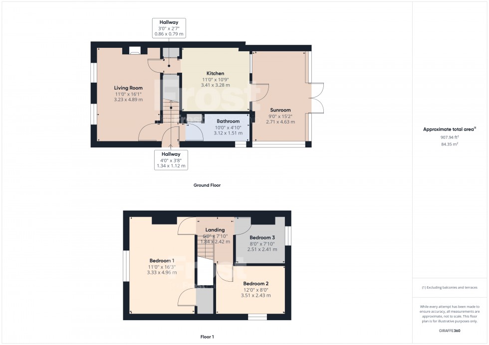 Floorplan for Staines-upon-Thames, Surrey, TW18