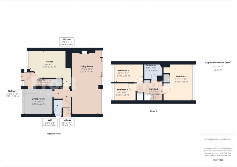 Floorplan for Egham, Surrey, TW20