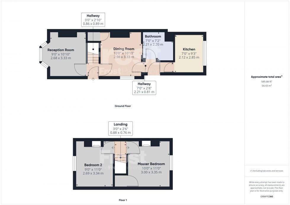 Floorplan for Staines-upon-Thames, Surrey, TW18
