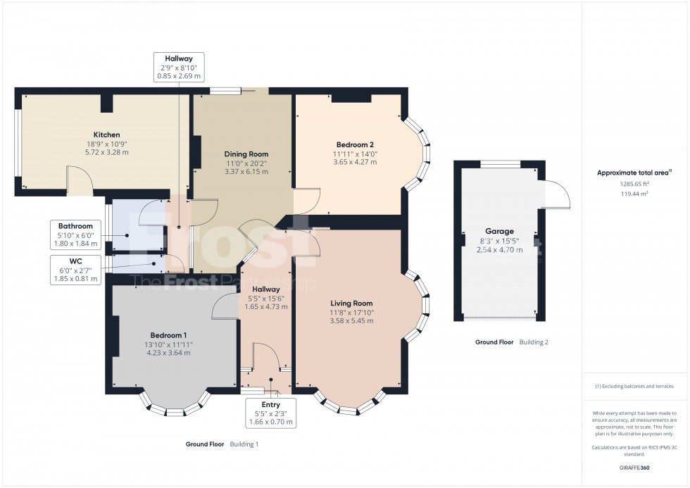 Floorplan for Staines-upon-Thames, Surrey, TW18